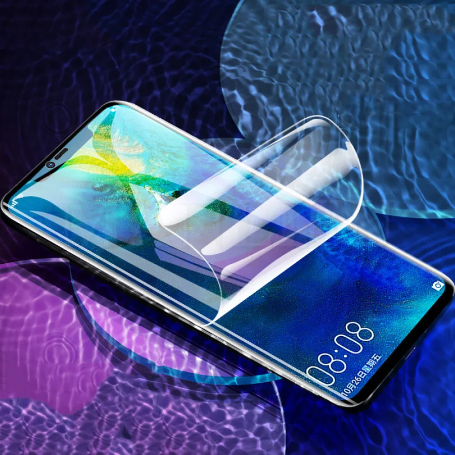MANLIFU 3D полная Защита экрана для Huawei Mate 20 Pro X Защитная силиконовая пленка из