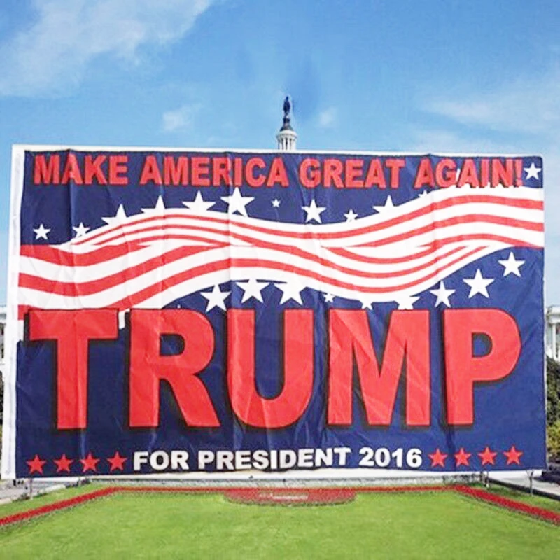 New Flag Trump 2020 Banner Donald Shows Standpoint for US President to Maintain America's Great Support |