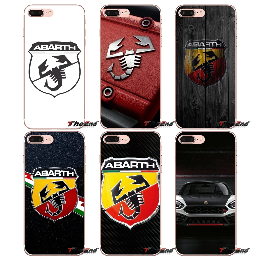 Супер автомобильный чехол с логотипом abarth для мобильного телефона Samsung Galaxy S2 S3 S4 S5