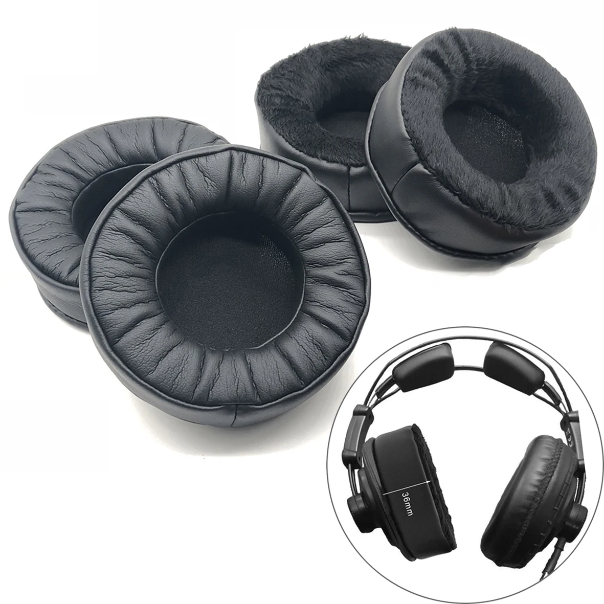 Замена вулкана Velour Earpad для амортизации наушников Superlux HD668B HD681 HD681B HD660 HD668 HD669.