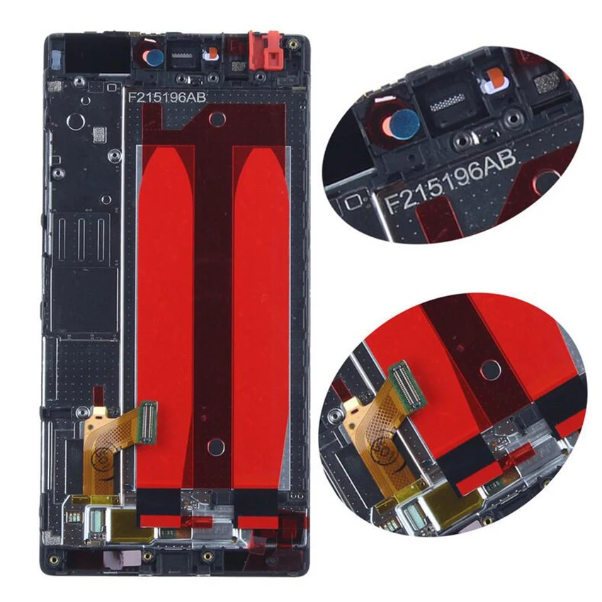 For Huawei P8 LCD Display Touch Screen Digitizer Assembly With Frame Replacement GRA-UL00 GRA-TL00 GRA-CL00 5.2&quot | Мобильные