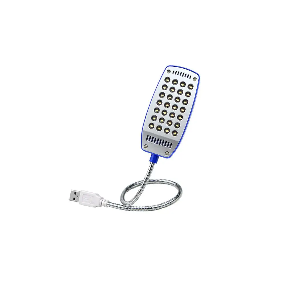 28LEDs-Blue body USB порт, настольная лампа, USB светодиодный светильник, настольная лампа, светодиодный светильник для чтения книг, для студентов, детей, для спальни, ночной Светильник - Цвет корпуса: 28LEDs-Blue body