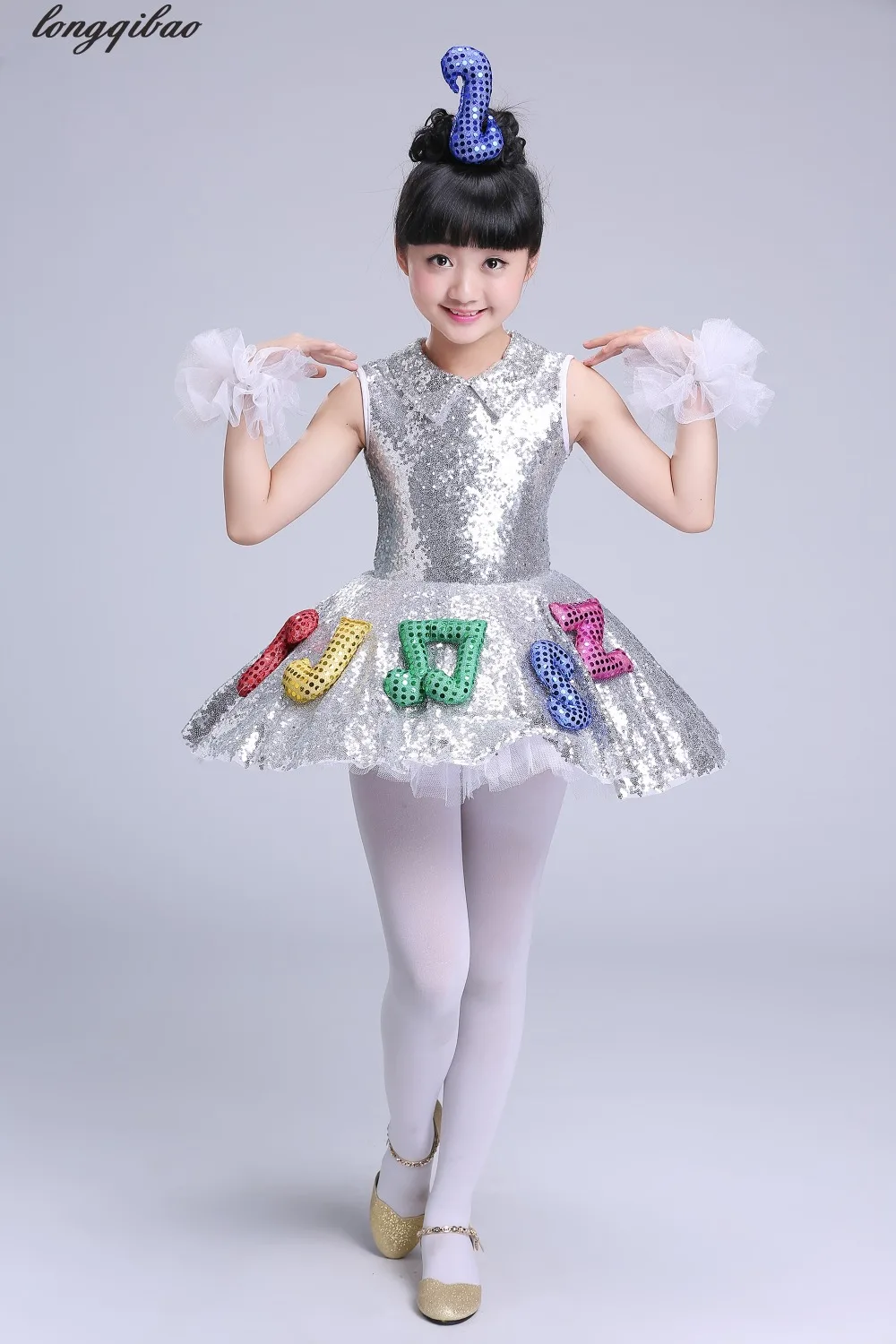Женская юбка с блестками TB7658 для выступлений и на сцене|modern dance|modern dance skirtsmodern clothing