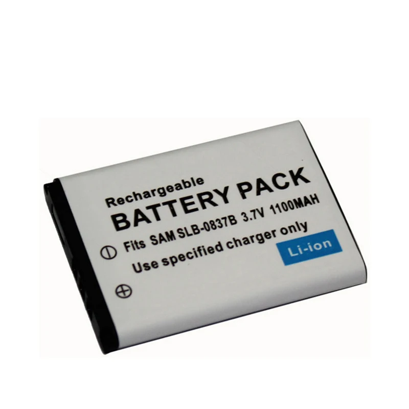 1100 мАч для SAMSUNG SLB 0837B SLB0837B цифровых фотоаппаратов аккумулятор видеокамера NV10 Digimax