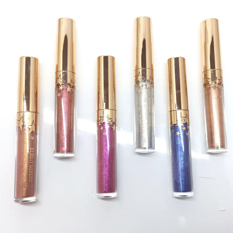 Лидер продаж 2018 код 6 шт./лот блеск металлик Жидкий для губ Лайм Lip stick Сексуальная