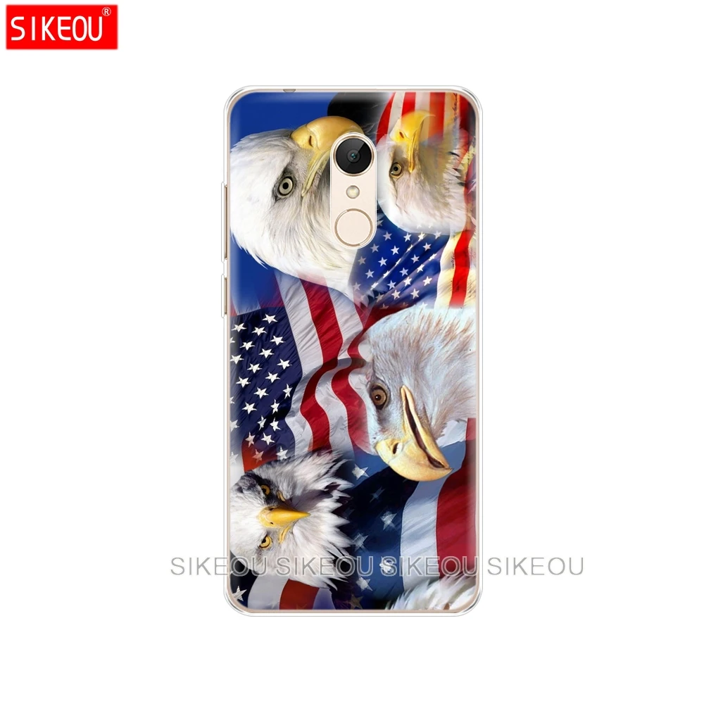 Силиконовый чехол для телефона Xiaomi redmi 5 4 1s 2 3 3s pro PLUS note 4X 4A 5A Eagles флаг США|Бамперы| |