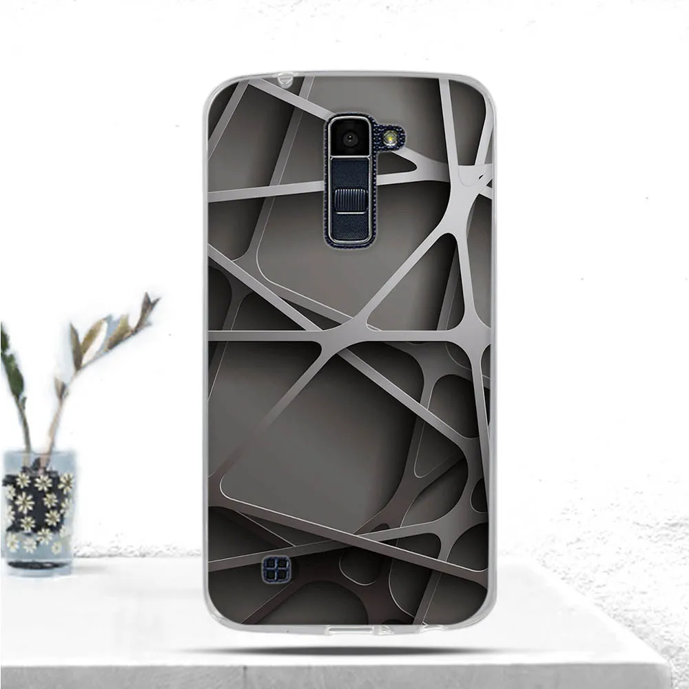 Чехол для LG K10 K420N K430DS Мягкая силиконовая задняя крышка из ТПУ телефона K 10