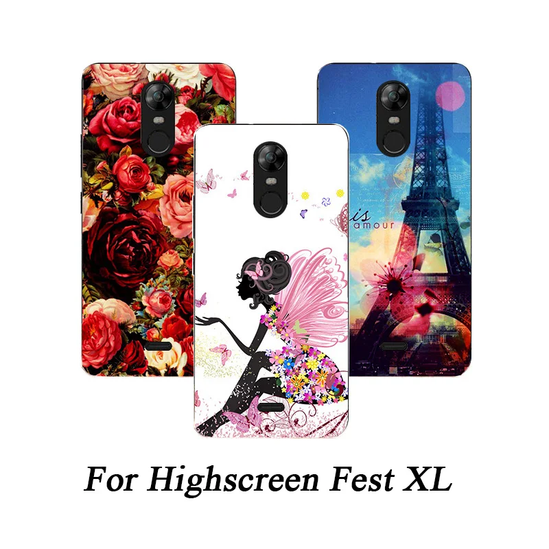 Высококачественные чехлы для телефонов с узорами для Highscreen Fest XL, чехлы с рисунками для Highscreen Fest XL Pro, чехлы на заднюю панель