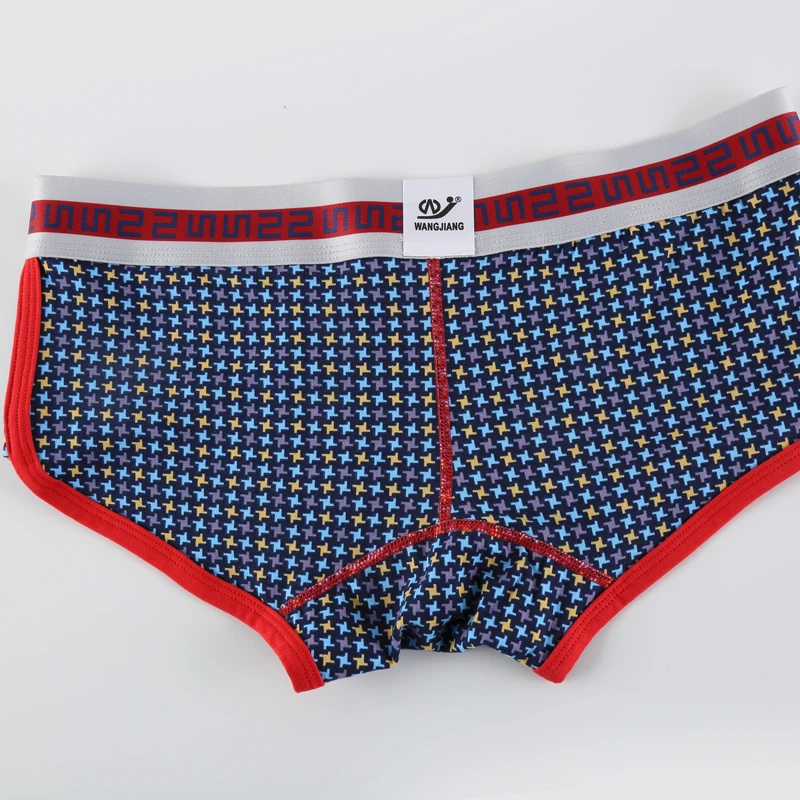 2018 Для мужчин шорты-боксеры сексуальное нижнее белье бренда боксеры WJ Cueca хлопок