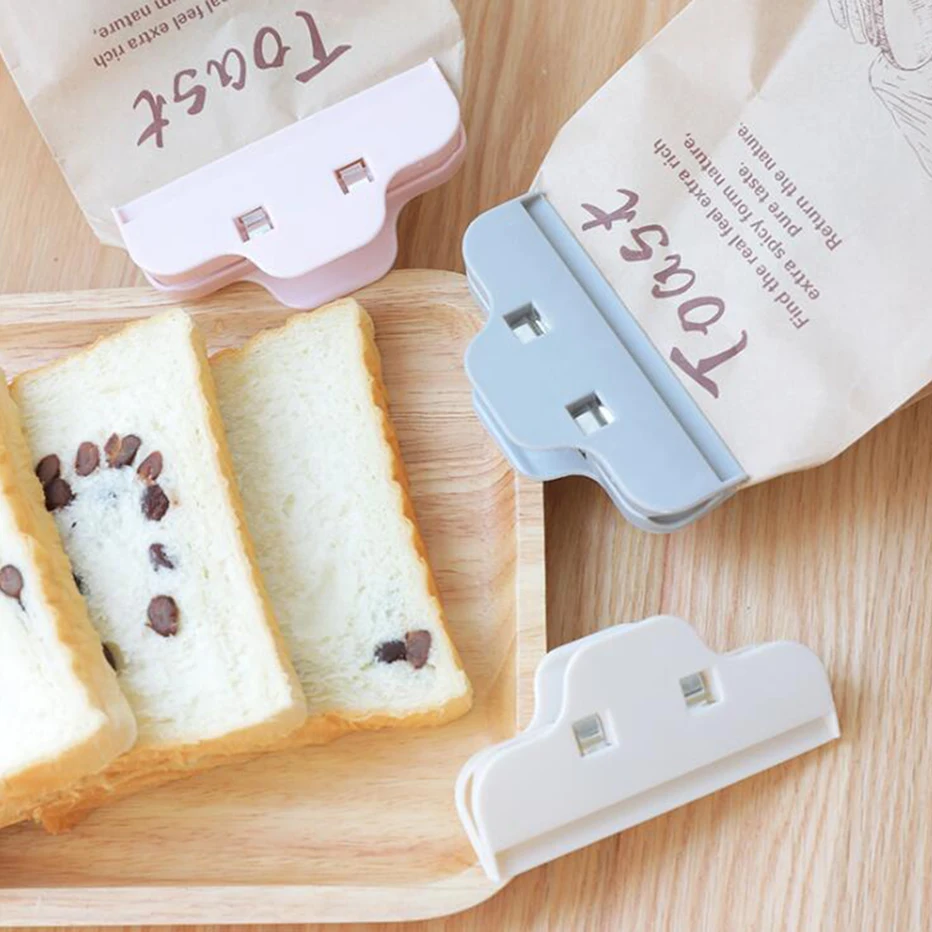 Пластиковый зажим Basedidea для пищевых пакетов закусок сохранения свежести