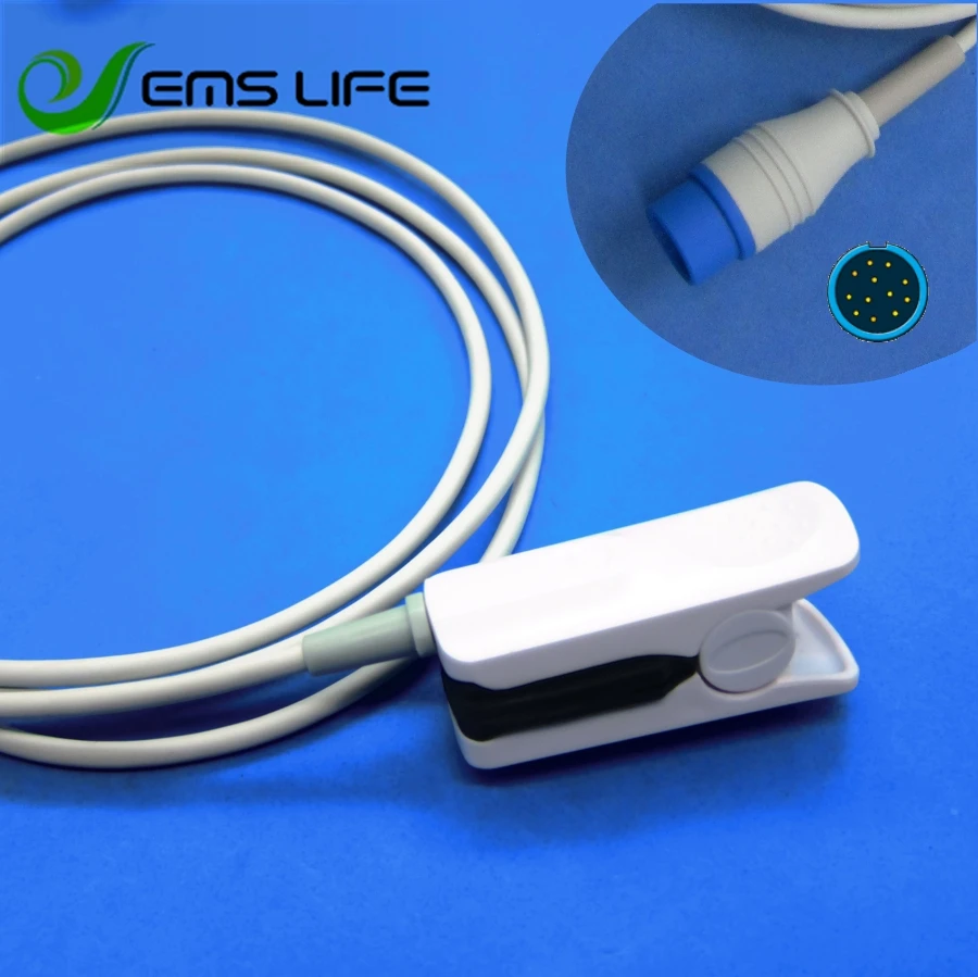 

Long cable MR finger clip spo2 oxygen sensor for Comen star8000E, C50,C90 analog patient monitor