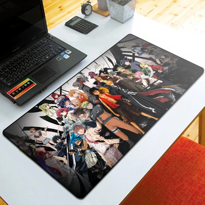 FFFAS 100x50 см большой коврик для мыши коврик японского аниме ONE PIECE Наруто DRAGON BALL Коврик для мыши настольный ноутбук компьютерная Подушечка для демонстрации США Великобритания