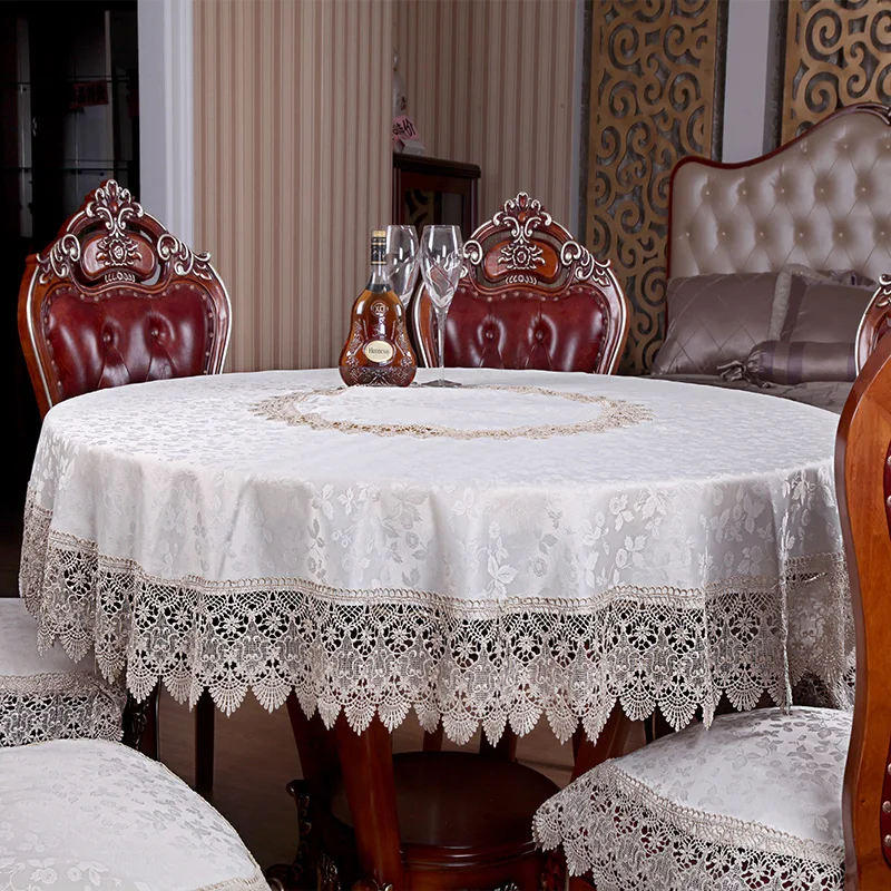 1 шт. европейская сатиновая скатерть с вышивкой и кружевом|lace cloth material|lace blondecloth