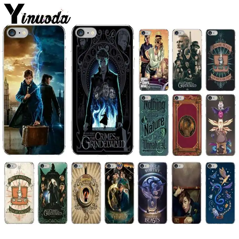 Yinuoda Фантастические звери Новинка чехол для телефона Fundas iPhone 8 7 6 6S Plus 5 5S SE XR X XS MAX