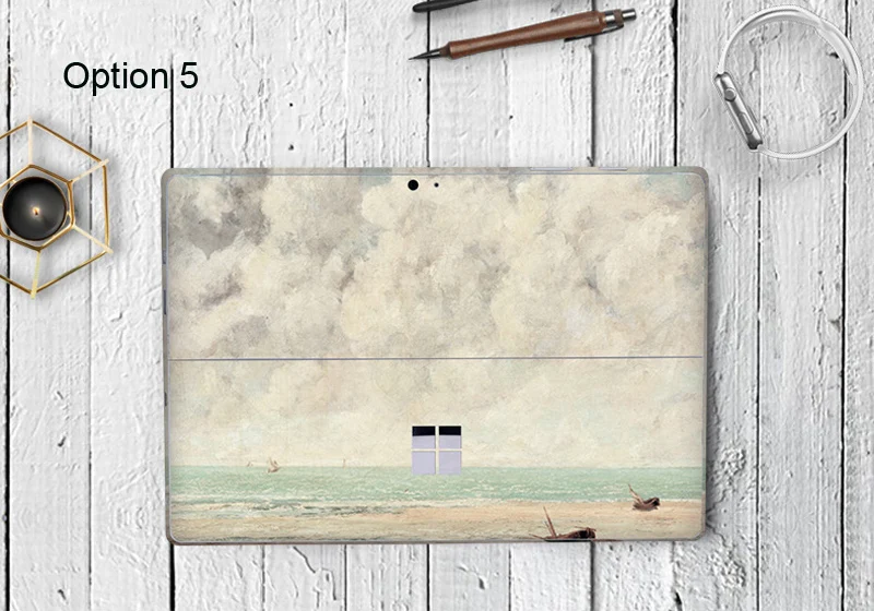 Окрашенная наклейка для ноутбука microsoft New Surface Pro 5, ультра тонкая Виниловая наклейка для microsoft Surface Pro 3 4