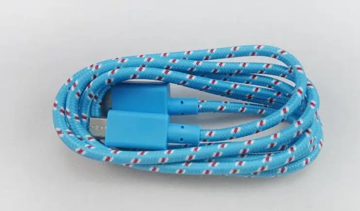 Нейлоновые плетеные шнуры хорошего качества 3 фута 6 футов 10 Micro USB волоконный