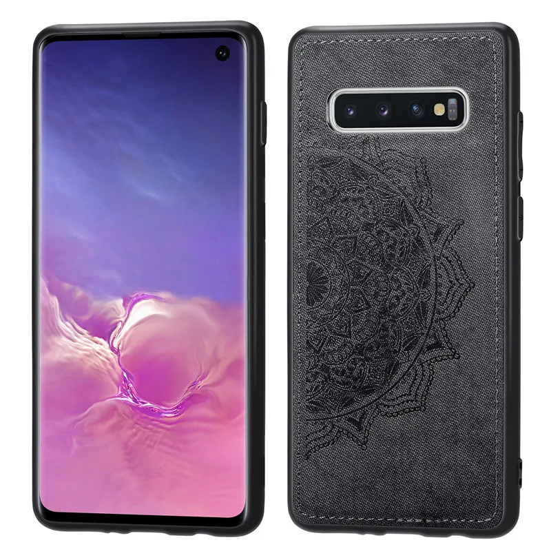 Чехол Muchi для Samsung Galaxy S10 Plus тканевый Мягкий силиконовый чехол SAMSUNG GALAXY S9 PLUS M10 M20 |