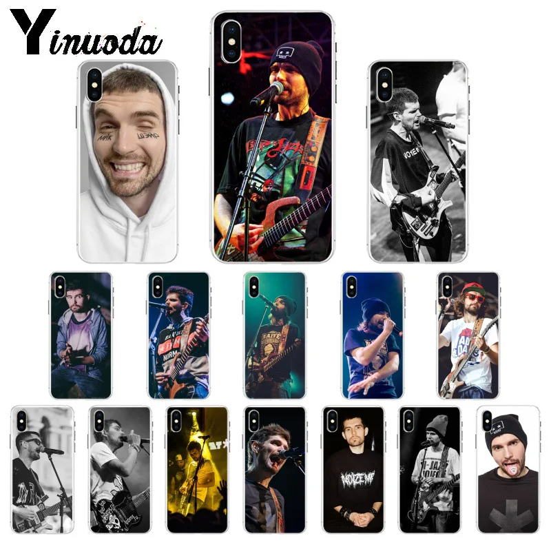 

Yinuoda Russian rapper Noize MC TPU Soft High Quality Phone Cover for iphone 13 X XS MAX 6 6S 7 7plus 8 8Plus 5 5S XR