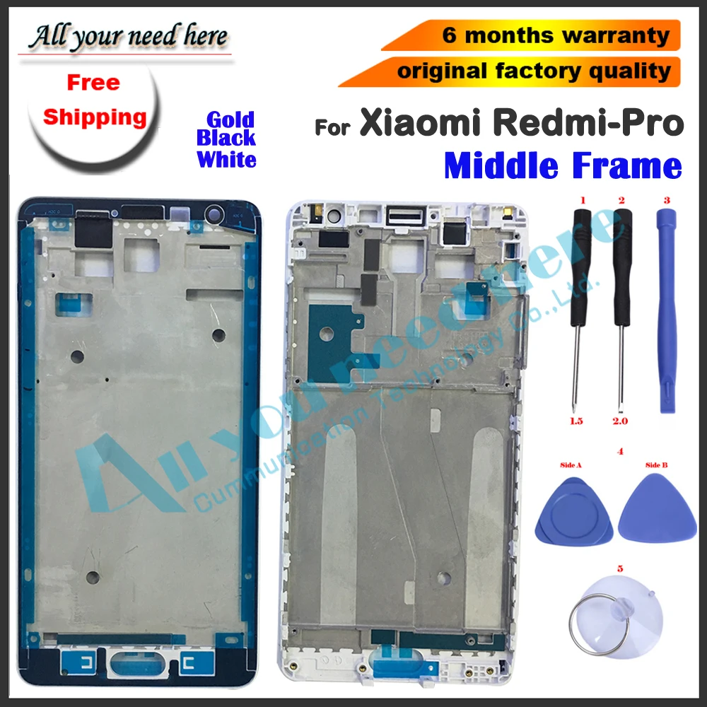 Для Xiaomi Redmi Note 3/Note 3 Pro экран LCD поддержка средняя рамка Передняя Корпус Крышка