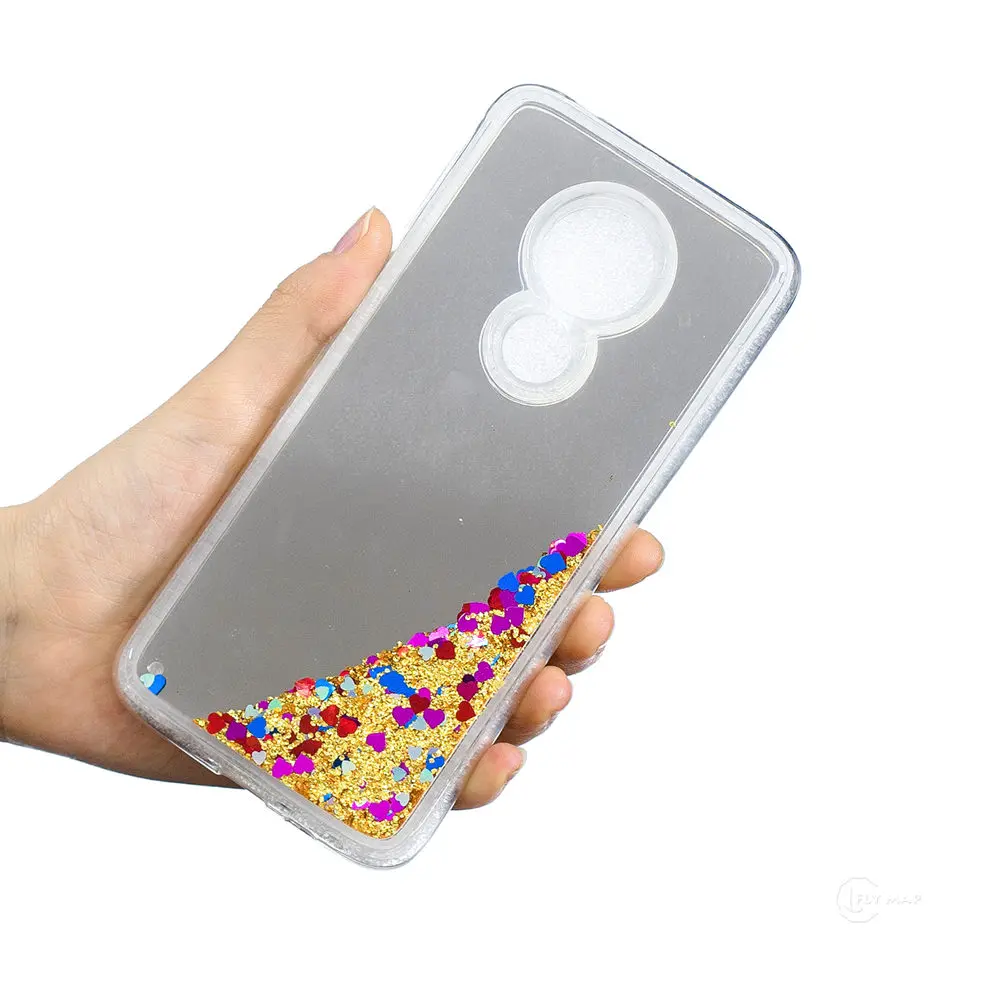 Зеркальный чехол для Motorola Moto G7 POWER Liquid Quicksand телефона MotoG7 G7POWER 7g XT1955 |