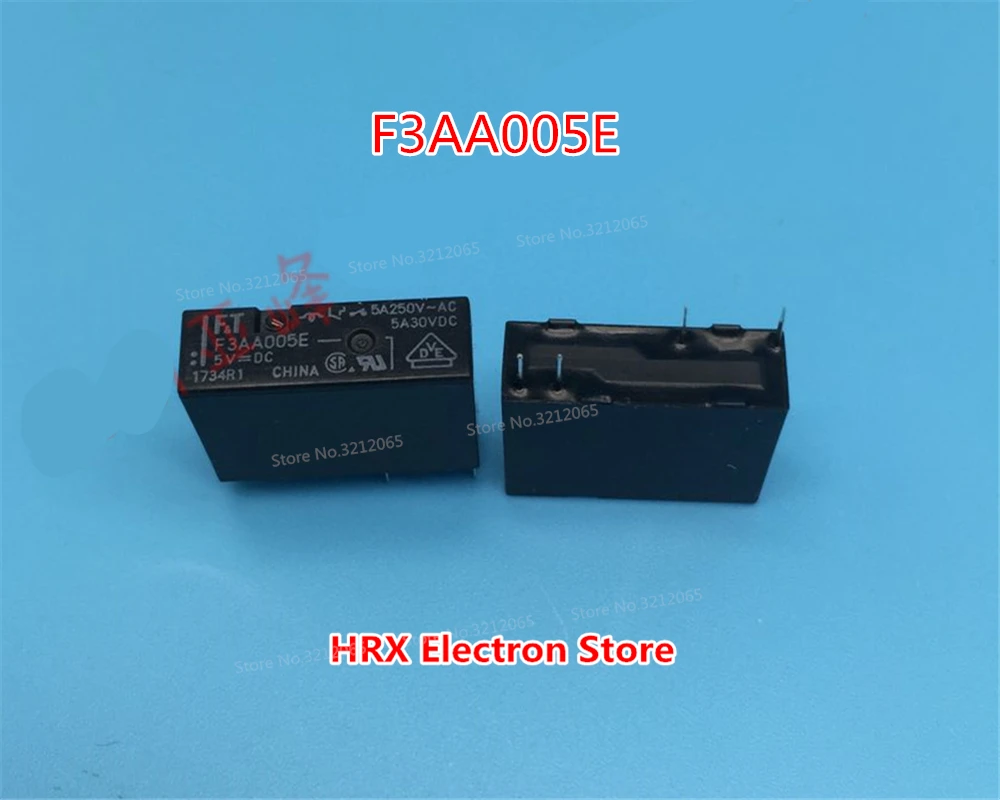 10 шт./лот реле F3AA005E 5V F3AA012E 12V F3AA024E 24V 5A 4PIN новый оригинальный