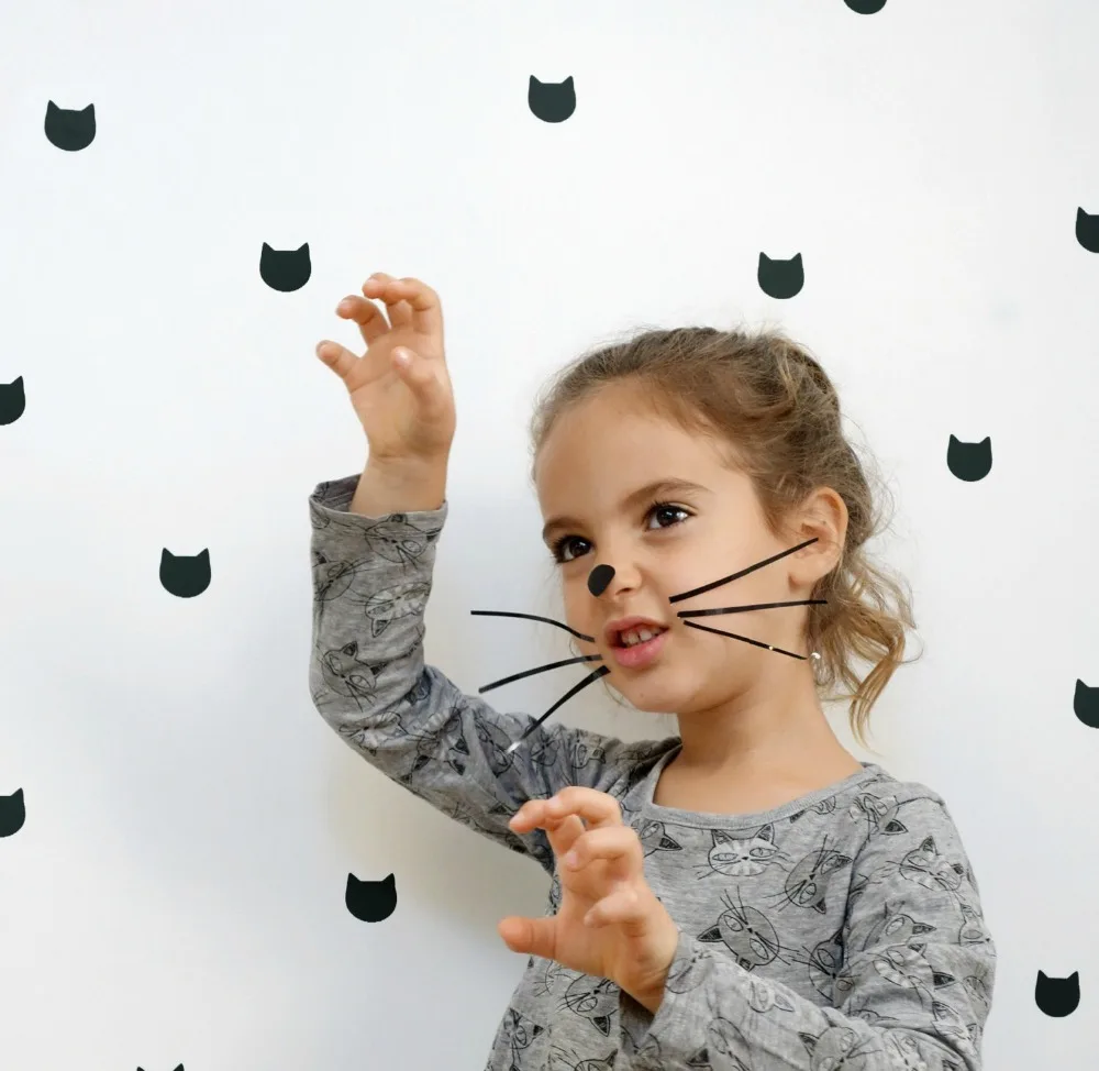 Детская Настенная Наклейка в виде кошек T170401|wall stickers children|stickers childrenkids wall |
