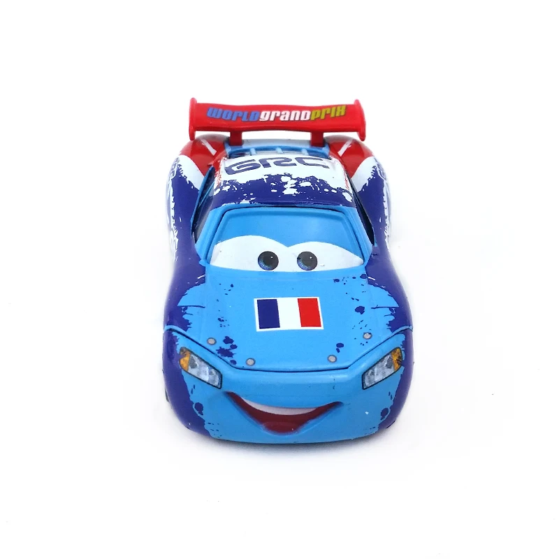 Disney Pixar тачки No.95 Молния Маккуин Франция шаблон металлический Литая Игрушечная