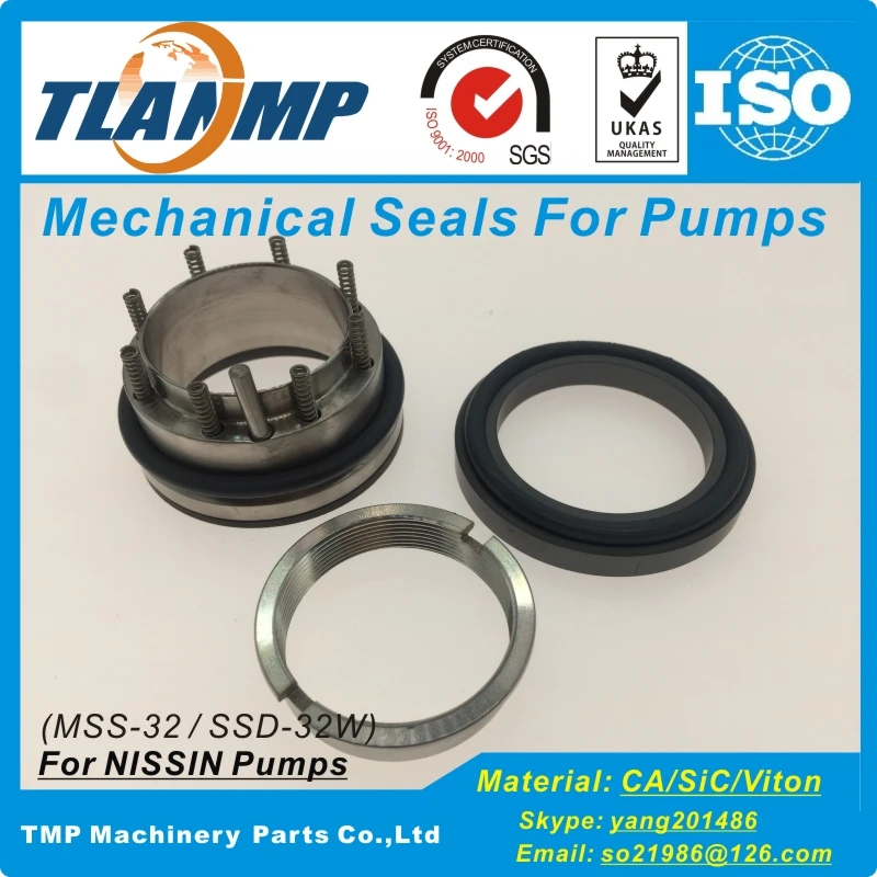 MSS 32 SSD 32W TLANMP механические уплотнения для размера вала мм NISSIN санитарные насосы