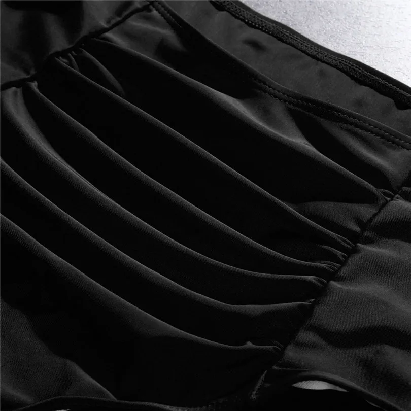 Новинка 2019 летнее женское повседневное простое бикини с высокой талией и рюшами