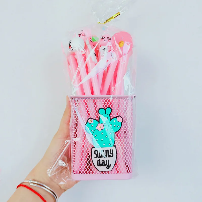 K 20 шт./компл. гелевая ручка Kawaii caneta Творческий lapices Единорог papelaria kalem стационарный материал Эсколар милые boligrafo - Цвет: K