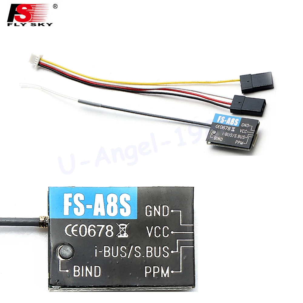 Flysky Fly sky FS-A8S приемник w/PPM i-BUS SBUS Выход совместим с FS-i4 FS-i6 FS-i6S FS-i6X FS-i10 FS-GT2E FS-GT2G FS-GT2F |