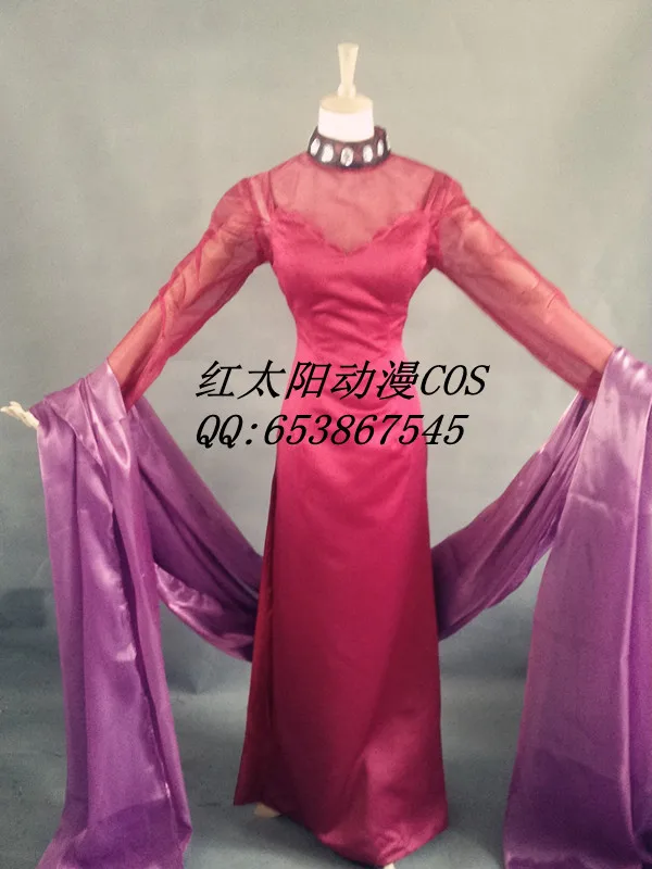 

2016 Sailor Moon Cosplay Black Lady Chibiusa Red Dress Costume