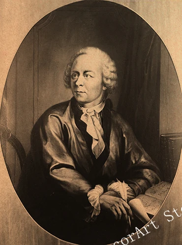 Leonhard Euler Mathematician Холст Картина винтажная Настенная картина плакат из крафт бумаги