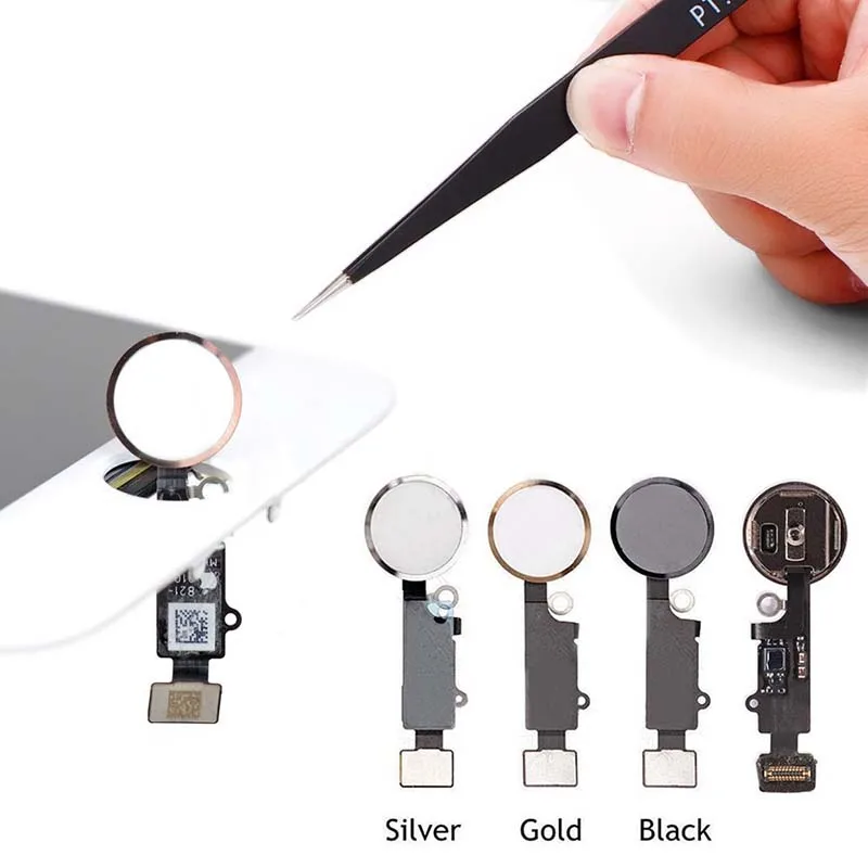 Home Button Flex Cable For iphone 6S 7 4.7 plus Plus 5.5 on off button Assembly replacement home | Мобильные телефоны и