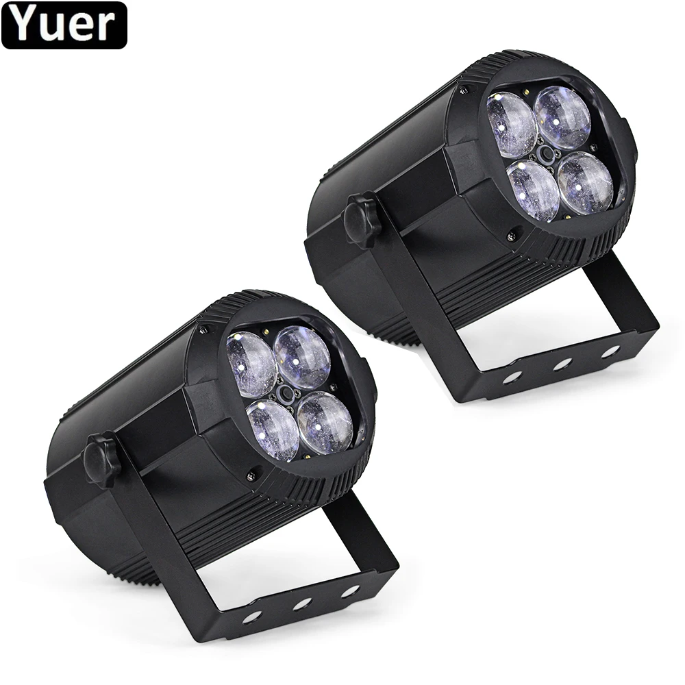 2 шт./лот 40 Вт COB RGBW 4 в 1 светодиодный Zoom Par Light DMX512 моющийся эффект DJ оборудование