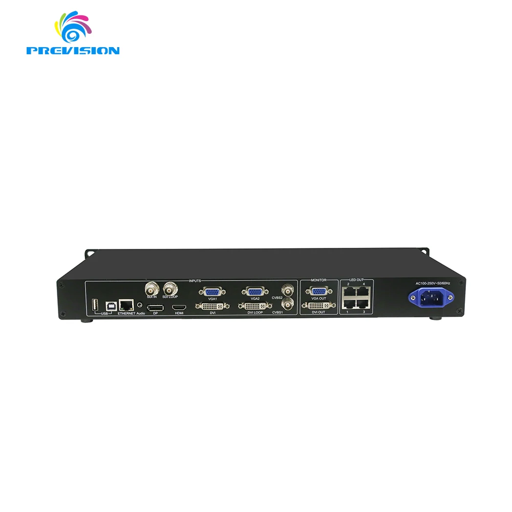 Novstar 2019 v x 4s светодиодный видео процессор включают в себя CVBS2 VGA2 DVI1 HDMI1 DP1 и SDI1 для