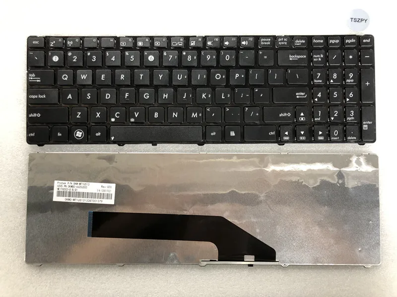 Новая клавиатура для ASUS K50 K50IN K61 K50X K50A K50AB K50IJ K50ID P50 P50IJ US|Клавиатуры замены| |