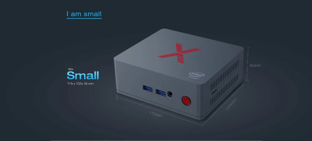 Мини-ПК Beelink BT3-X 4 Гб LPDDR4 64 Гб EMMC 2,4 ГГц+ 5,8 ггц WiFi 1000 Мбит/с USB3.0 BT4.0 Apollo Lake J3355 двухъядерный процессор