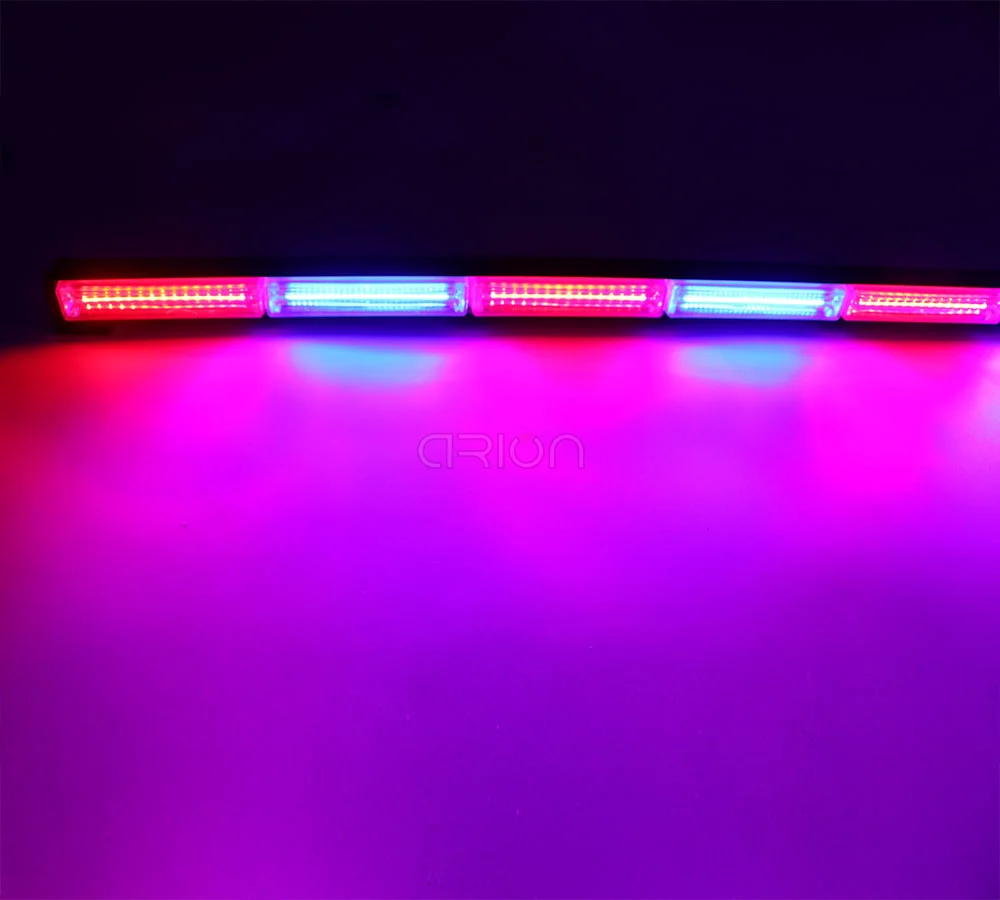 90 Вт COB светодиодный аварийная сигнальная рампа советник по трафику Strobe Light желтый/белый 28," красные, синие