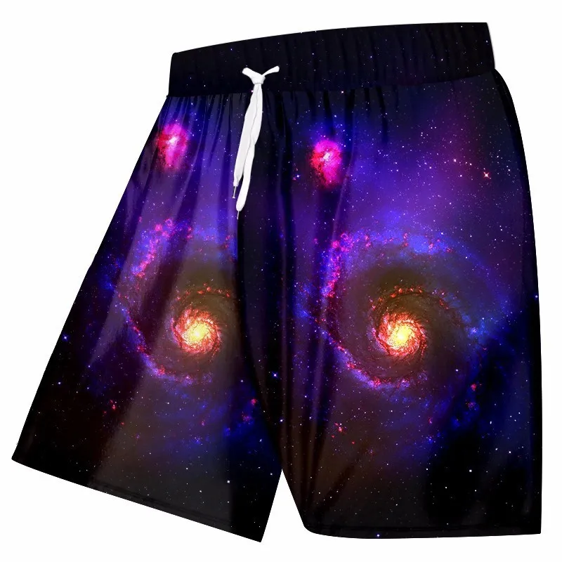 OGKB Для Мужчин's Купание Шорты классный принт Пейсли Совет 3D пространство