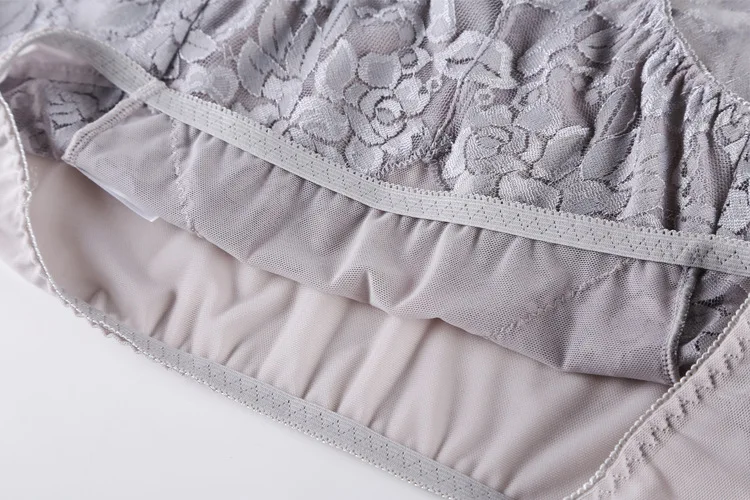 Jerrinut, полностью кружевные трусики для женщин, плюс размер, 2XL, 3XL, 4XL, Прозрачное нижнее белье, трусики с высокой талией, нижнее белье, нижнее белье