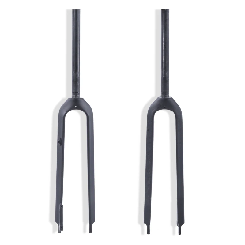 

New 29" inch Mountain bike Full carbon bicycle front fork 1-1/8"disc brake 3K Matte/Glossy Straight tube Rigid MTB fork no logo