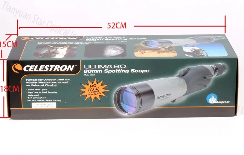 Celestron дистанционного серии 80 мм Монокуляр телескоп азот заполнен водой высокой мощности охотничьи Монокуляры
