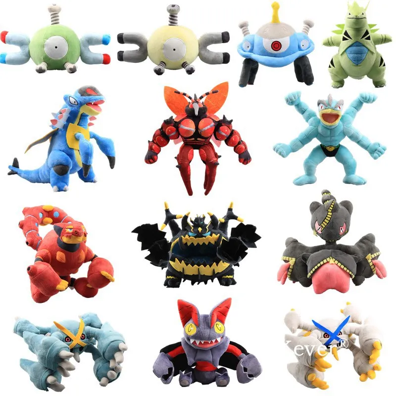 Пикачу Мега серия Guzzlord Buzzwole Tyranitar плюшевая игрушка магнмитовый Machamp Mega Banette роскошное качество 24-36 см