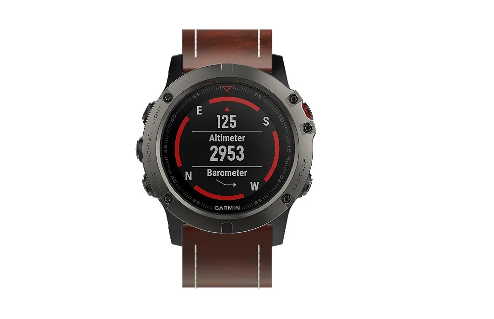26 мм ремешок из натуральной кожи для Garmin Fenix 5X/5X Plus Mk1 D2 Bravo сменный ремешок для наручных часов браслет с инструментом