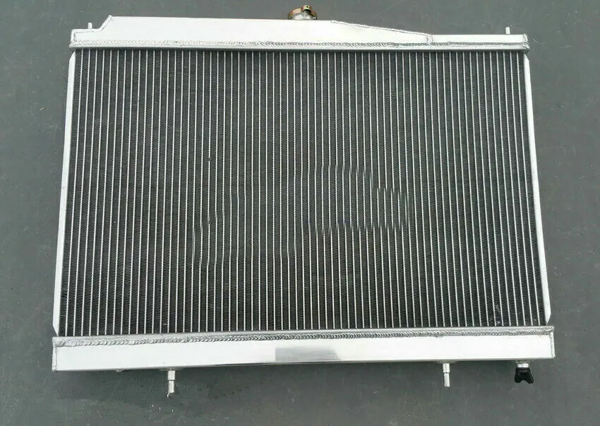 NEW Aluminum Radiator &amp fan for Nissan Pintara SKYLINE R33 R34 GT GTT GTR 1993-2003 AT/MT with sensor hole | Автомобили и