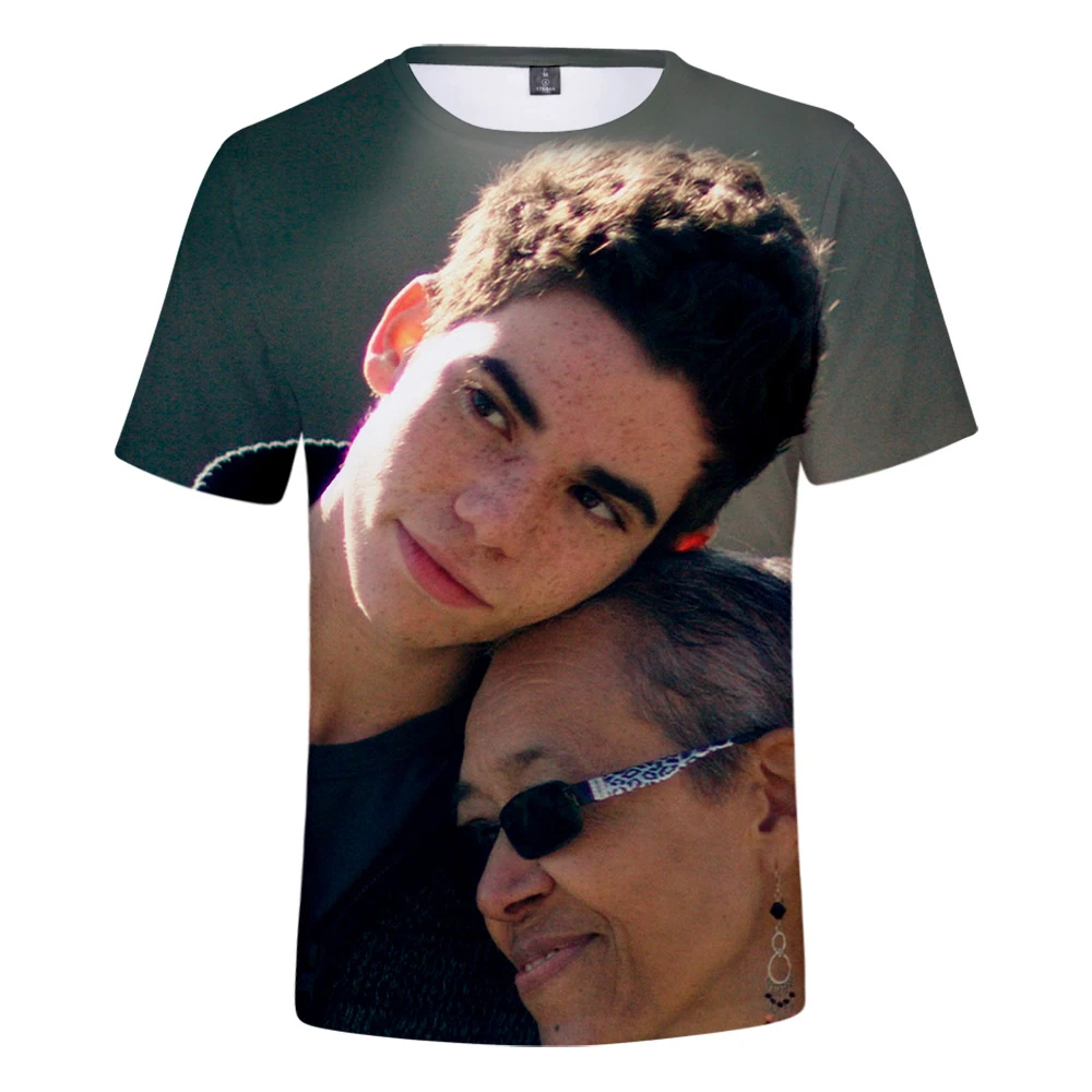 Футболки Cameron Boyce с 3D принтом модные женские/мужские летние футболки коротким