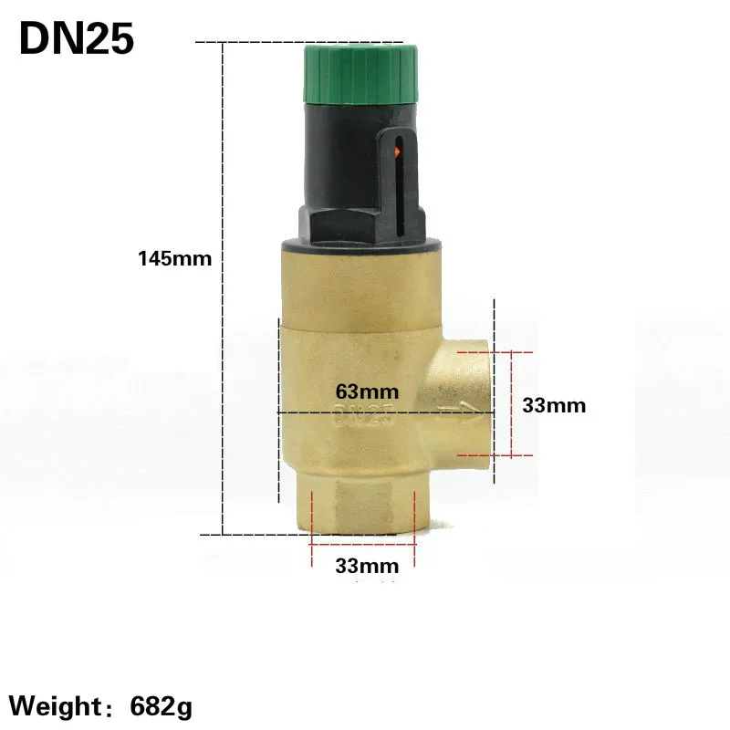 DN20/25/32 pressure differential bypass valve Adjustable automatic value Self contained proportional 1.0 3.0 bar | Обустройство дома
