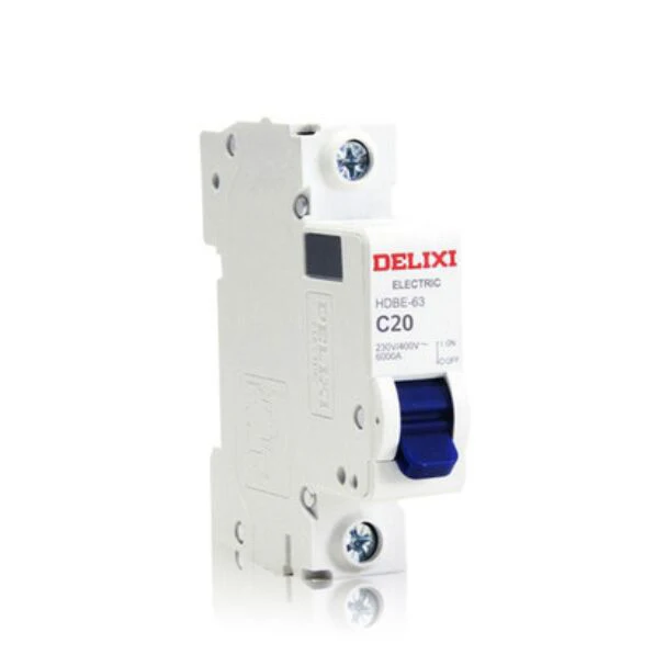 DELIXI HDBE 2P Мини автоматический выключатель 6 125A Номинальный ток пластиковый