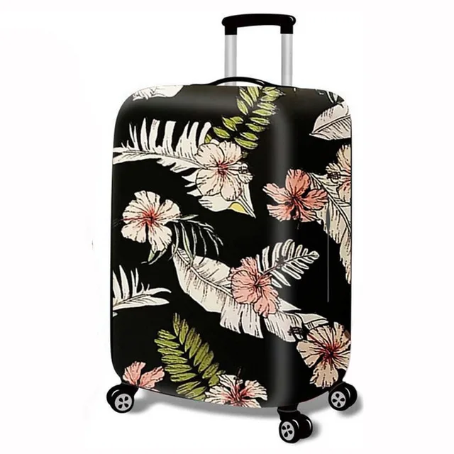 L-Luggage cover HMUNII чехол на колесиках, чехол для костюма, пылезащитный чехол из эластичной ткани, защитный чехол для багажа, Suitable18-32 дюймов, аксессуары для путешествий - Цвет: L-Luggage cover